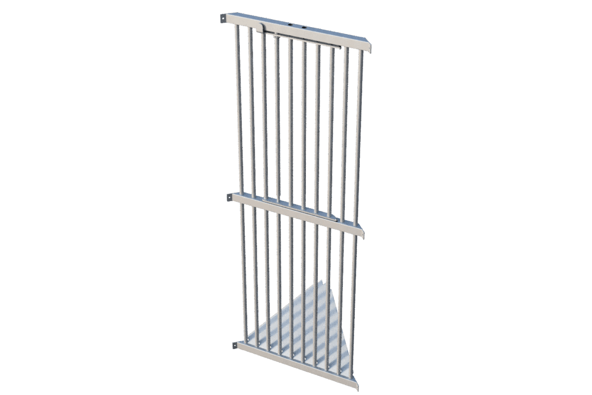 Heuraufe Eckmodell mit Minitür
