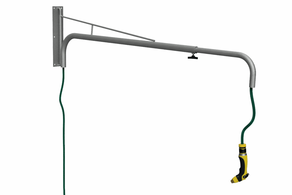 Pferdedusche mit Schwenkarm