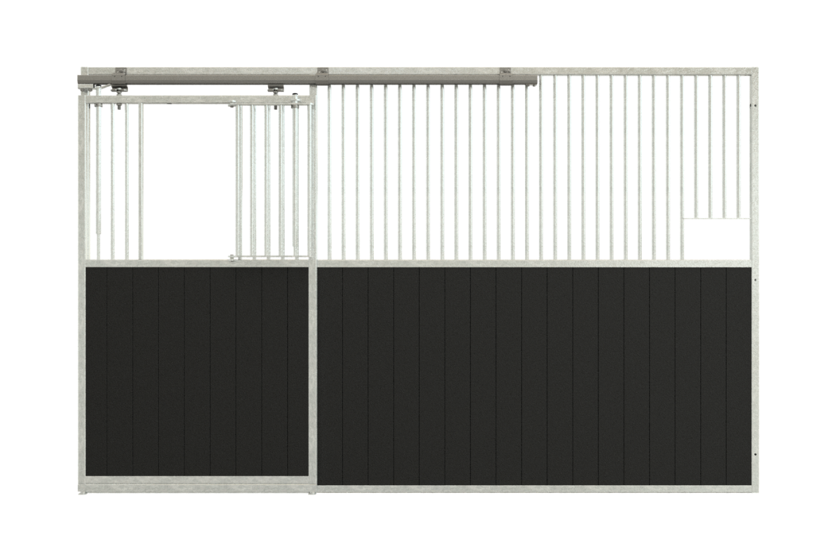 Boxenfront Basic mit Minitür in Schiebetür